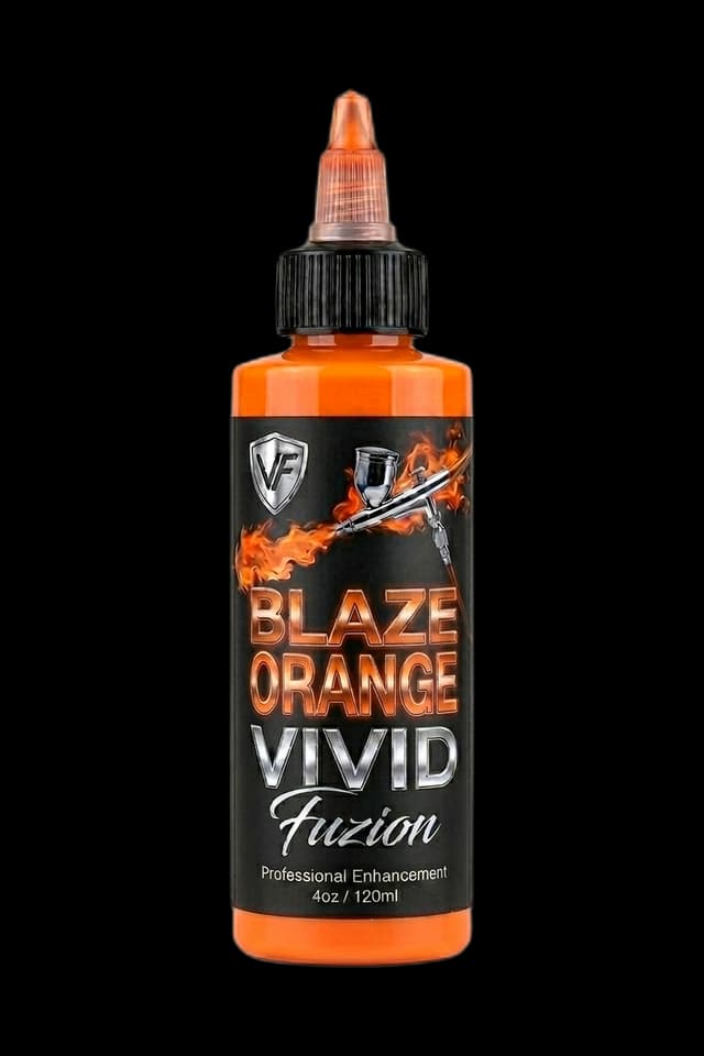 Blaze Orange professional neon hair dye bottle, 4 fl oz