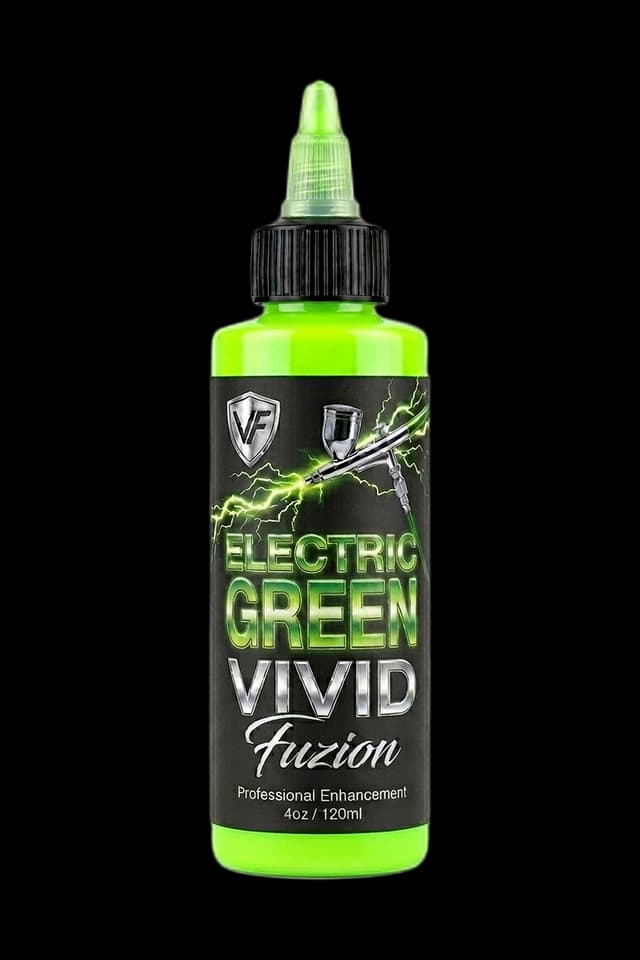 Electric Green professional neon hair dye bottle, 4 fl oz