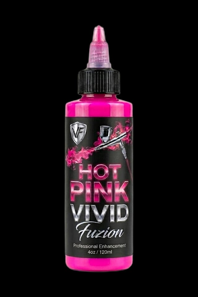 Hot Pink professional neon hair dye bottle, 4 fl oz